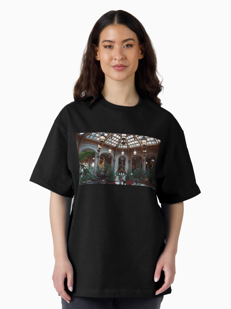 Thumbnail 1 of 7, Oversized T-Shirt, BILTMORE ESTATE MANSION ARCHITECTURE ASHEVILLE NORTH CAROLINA designed and sold by teruyalab.