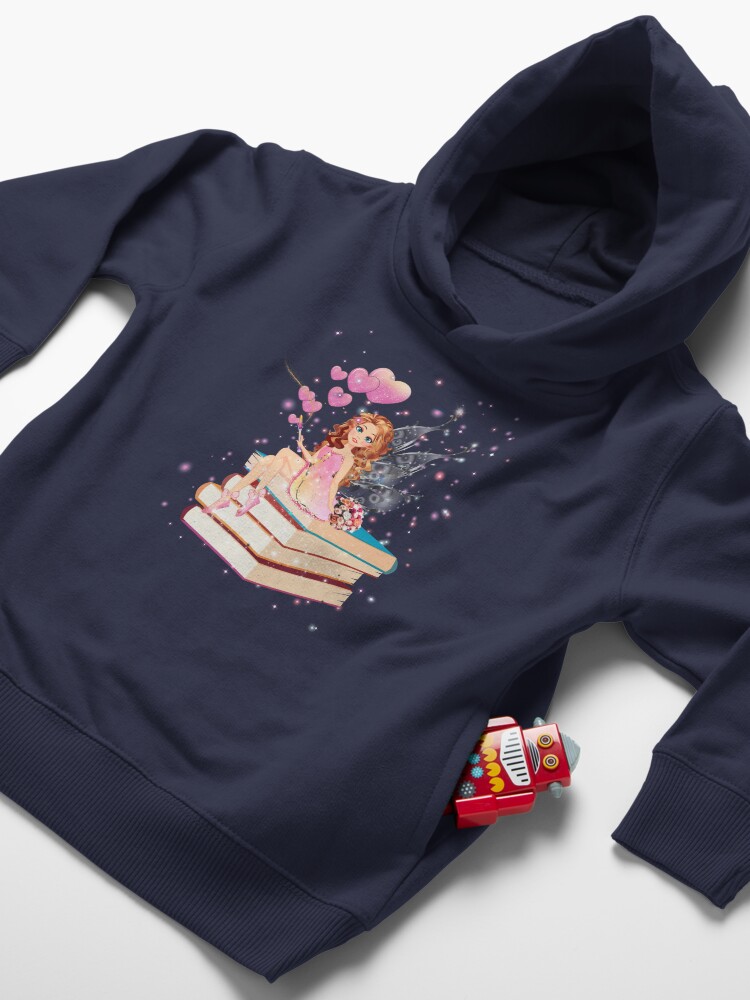 Thumbnail 4 of 5, Toddler Pullover Hoodie, Felicia's Valentine Romance Collection™ designed and sold by TeelieTurner.