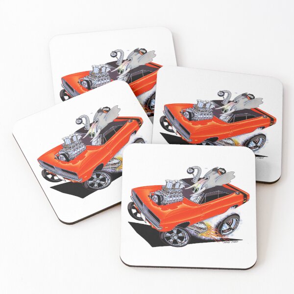 Item preview, Vince Crain High Octane Art Full Charge 1969 orange designed and sold by vincecrain.
