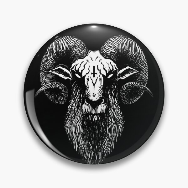 Item preview, Satanic Ram Doom Death Metal Bubulastudio designed and sold by bubulastudio.