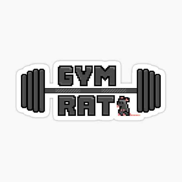 Gym Rats Sticker for Sale by Remigiusz Wiśniewski