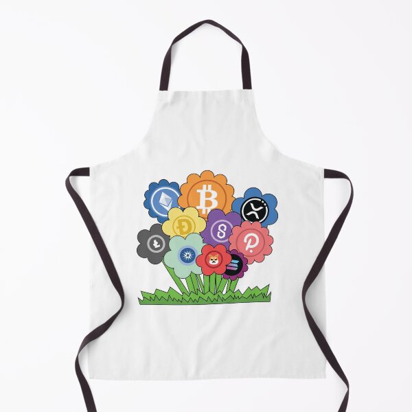 Item preview, Crypto Coins Growing CryptoCurrency Colorful Plant Flowers Bitcoin XRP Dogecoin Litecoin Shib ETH designed and sold by doseofwin.