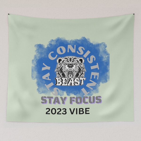 Item preview, Stay Focused, Consistency Motivational Quotes -Stay  Consistent Saying designed and sold by zeddy-store.