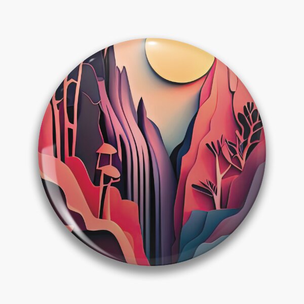Item preview, Exotic Canyon at Sunset designed and sold by PearBird.