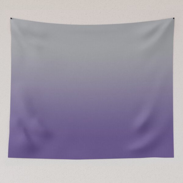 Item preview, Harbor Mist Gray to Ultra Violet Purple Ombre designed and sold by coverinlove.