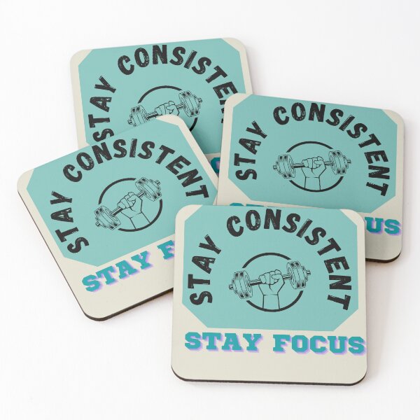 Item preview, Stay Focused, Consistency Motivational Quotes -Stay  Consistent Saying designed and sold by zeddy-store.