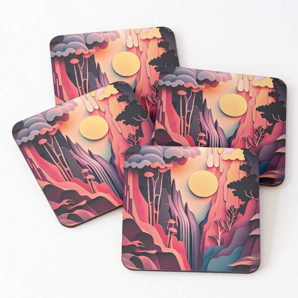 Item preview, Exotic Canyon at Sunset designed and sold by PearBird.
