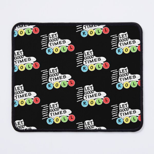 Item preview, Pop art retro roller skates with quote | Let Good times Roll designed and sold by trendparrot.