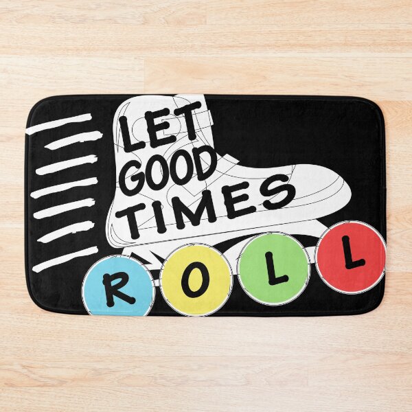 Item preview, Pop art retro roller skates with quote | Let Good times Roll designed and sold by trendparrot.