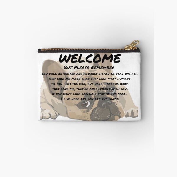 Item preview, Welcome By Pug With Brown Eyes designed and sold by Namsus-Printing.