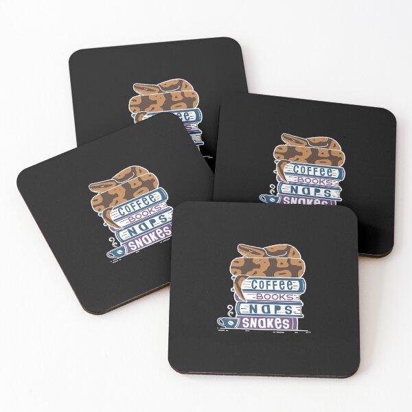 Item preview, Ball Python Coffee Books Naps Snakes designed and sold by Clara Hollins.