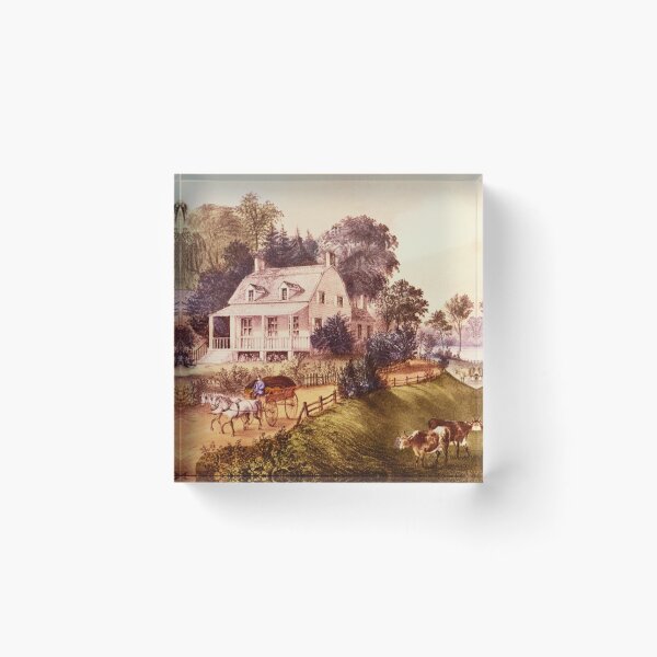 Item preview, Currier and Ives _ American Homestead- Summer designed and sold by tomorrowsart.