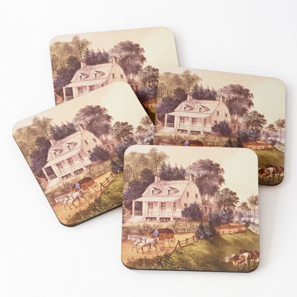 Item preview, Currier and Ives _ American Homestead- Summer designed and sold by tomorrowsart.
