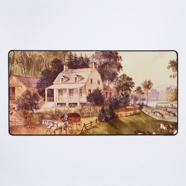 Artikelvorschau, Currier und Ives _ American Homestead - Sommer entworfen und verkauft von tomorrowsart.