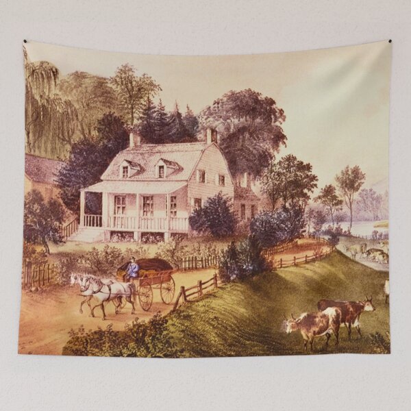 Item preview, Currier and Ives _ American Homestead- Summer designed and sold by tomorrowsart.
