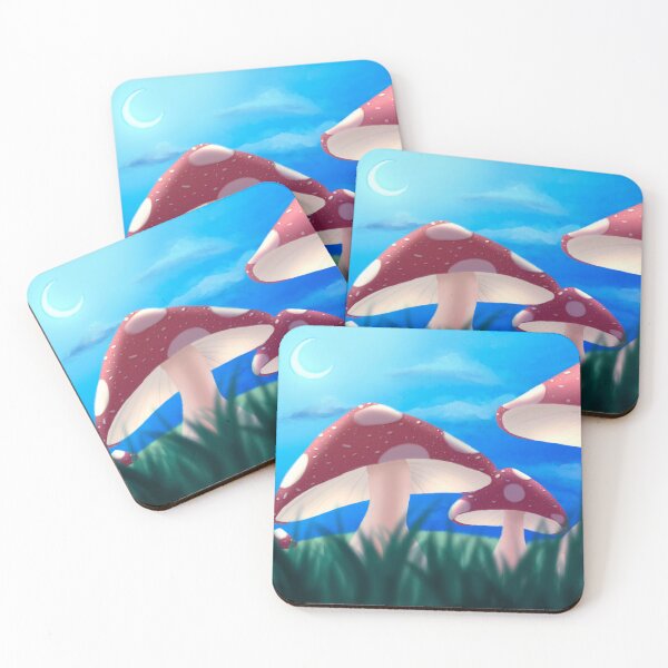 Item preview, Mushrooms in the moonlight  designed and sold by myHeadisBread.