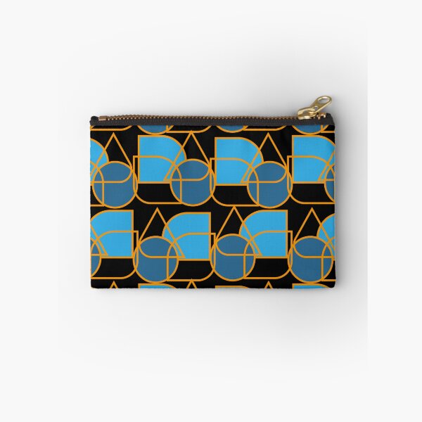 Item preview, Formas geométricas Azul e laranja Retrô Vintage designed and sold by GirlaineSQ.