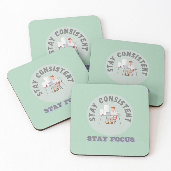 Item preview, Stay Focused, Consistency Motivational Quotes -Stay  Consistent Saying designed and sold by zeddy-store.