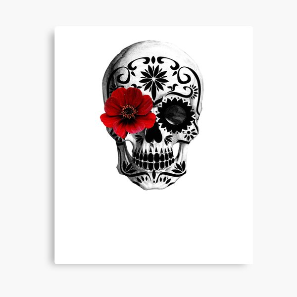 Sugar skull Day of the dead Canvas Print