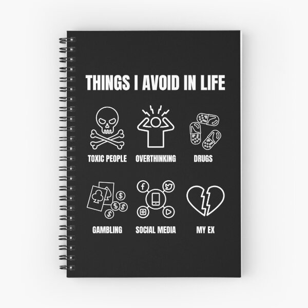 Item preview, Things I Avoid in Life designed and sold by Malina3.