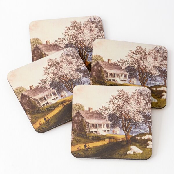 Item preview, Currier and Ives -American Homestead- Spring designed and sold by tomorrowsart.