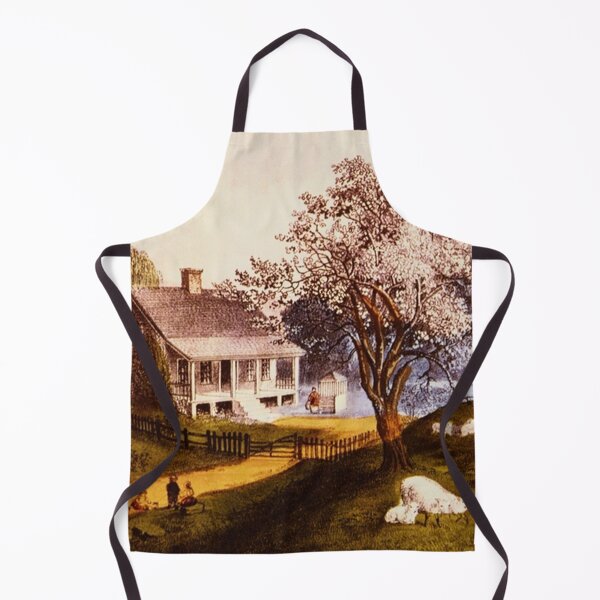 Item preview, Currier and Ives -American Homestead- Spring designed and sold by tomorrowsart.
