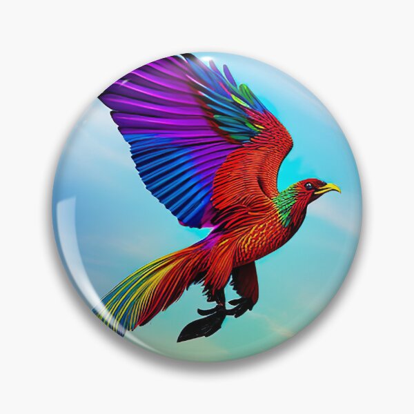Item preview, Colorful flight: The colorful bird designed and sold by Kluckies.