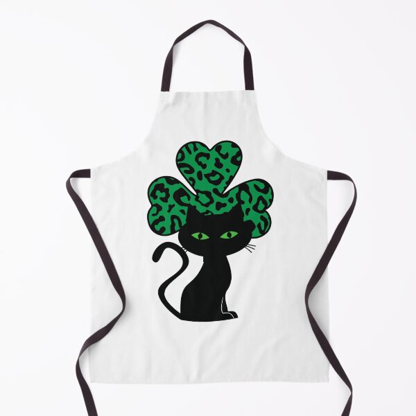Item preview, St. Patrick's Day Black Cat Shamrock designed and sold by HappyLifeCreate.