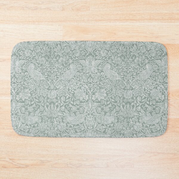 Item preview, Strawberry Thief linen on Sage Green designed and sold by Sharilea.