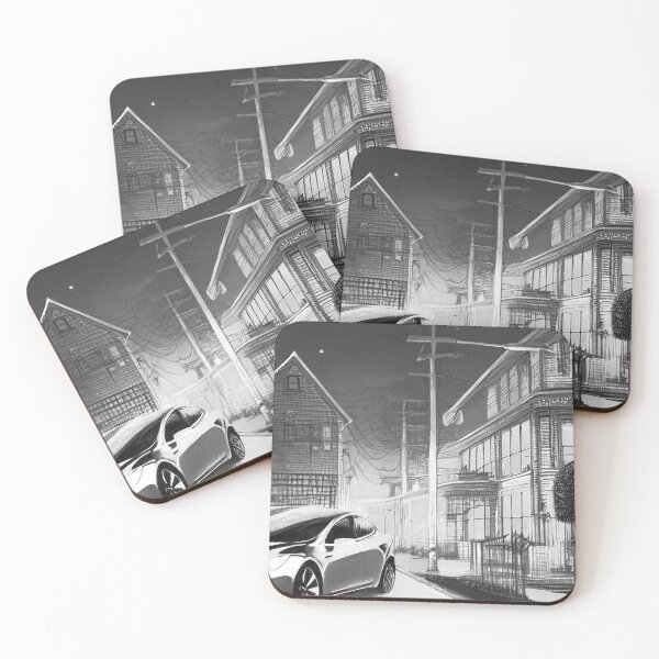 Item preview, Tesla in Small Town B&W designed and sold by fergyfilms.