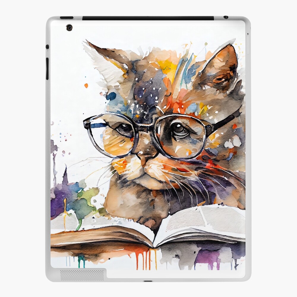 Poster for Sale avec l'œuvre « Les chats adorent lire 2024 » de l'artiste  happymeldcovers