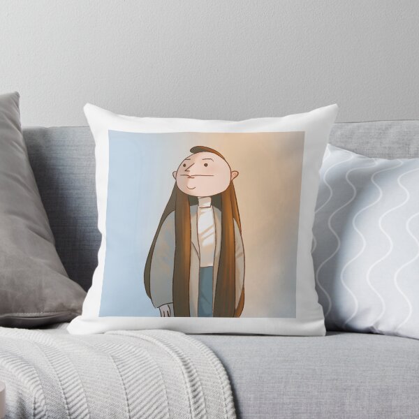 Memvelope in Golden Light Throw Pillow
