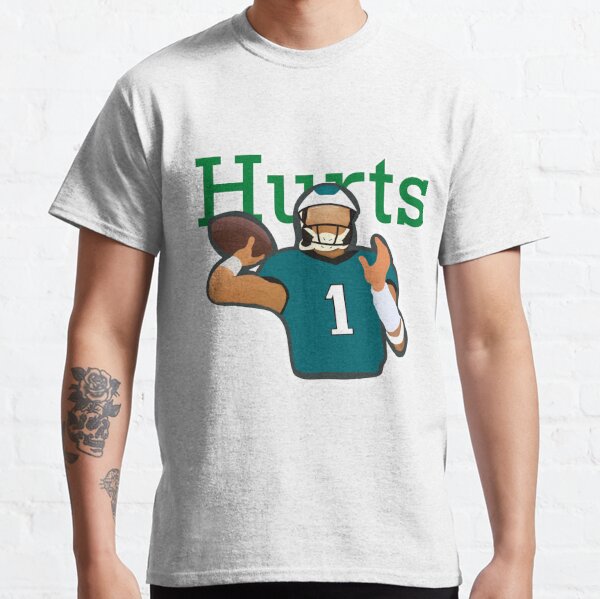 No.1 Jalen Hurts #1 Eagles T-Shirt Color Team S-5XL