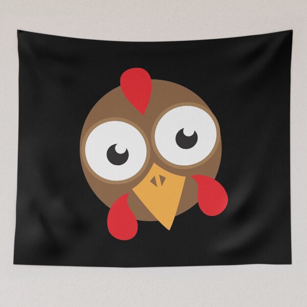 Item preview, goggly eyed turkey face designed and sold by jazzydevil.