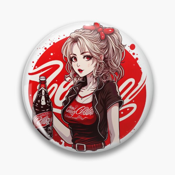 Item preview, Anime Girl Coca Cola Parody designed and sold by NanarodsDesign.