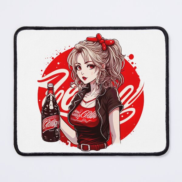 Item preview, Anime Girl Coca Cola Parody designed and sold by NanarodsDesign.