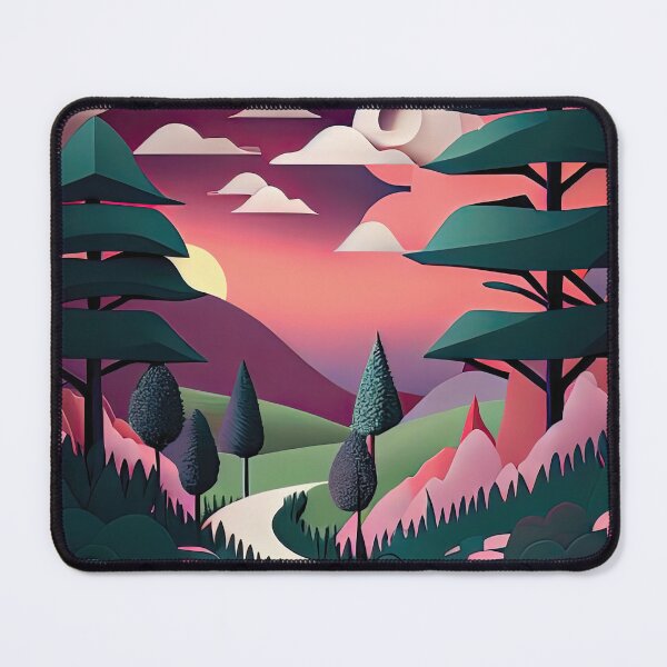 Item preview, Meadow Path at Sunset designed and sold by PearBird.
