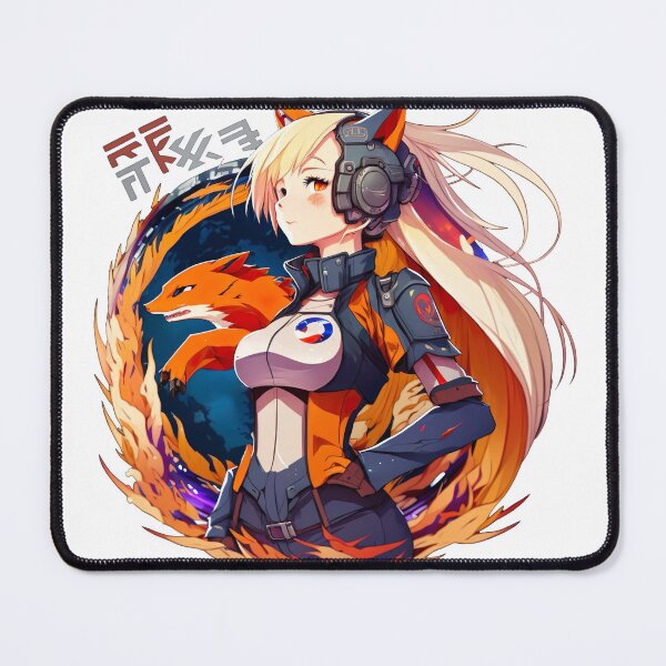 Item preview, Anime Girl Mozilla Firefox Parody designed and sold by NanarodsDesign.