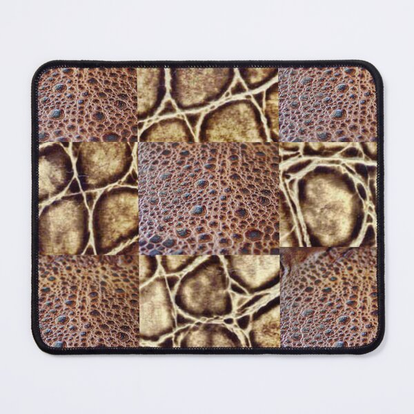 Item preview, Tortoise & Frog Leather Square Pattern Design designed and sold by PPPimp.