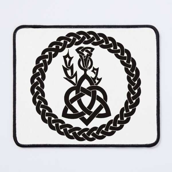Item preview, Celtic knotwork with heart and thistle designed and sold by KyttsyKrafts.