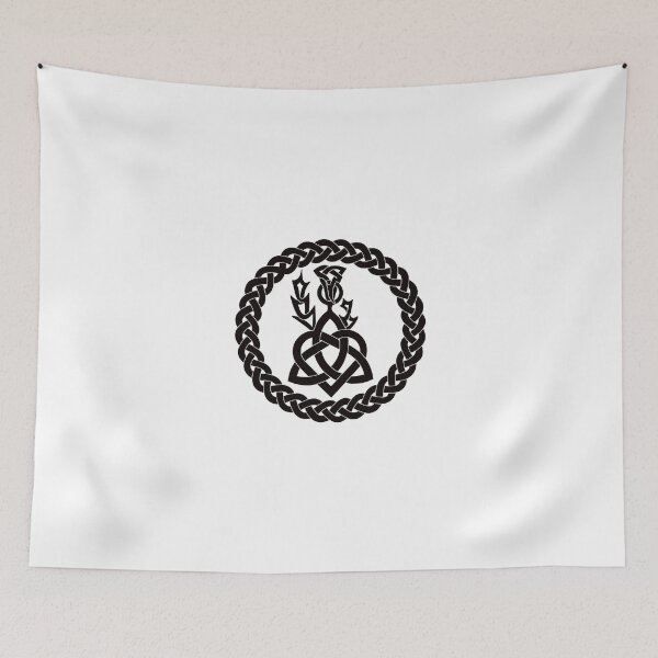 Item preview, Celtic knotwork with heart and thistle designed and sold by KyttsyKrafts.