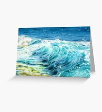 Crashing Waves Greeting Card