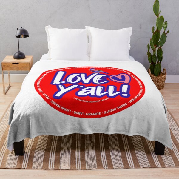 Item preview, PMD00347 Progressive Movement Designs Love Yall Valentine heart funny Valentines for married or dating progressives  designed and sold by ProgressiveLeft.