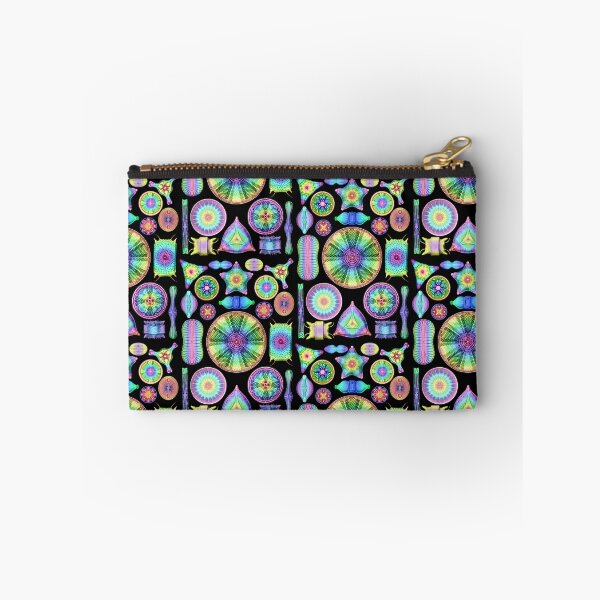 Item preview, Ernst Haeckel Rainbow Diatoms on Black designed and sold by aimeewilson.
