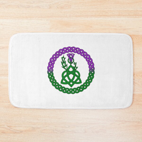 Item preview, Celtic knotwork with heart and thistle - colourised designed and sold by KyttsyKrafts.