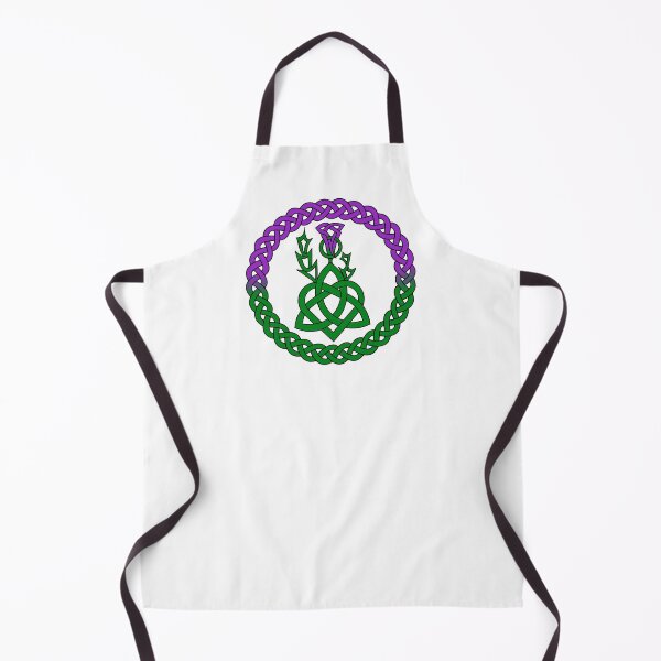 Item preview, Celtic knotwork with heart and thistle - colourised designed and sold by KyttsyKrafts.