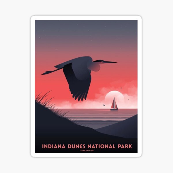 Item preview, Indiana Dunes National Park  designed and sold by Broken Antler Designs .