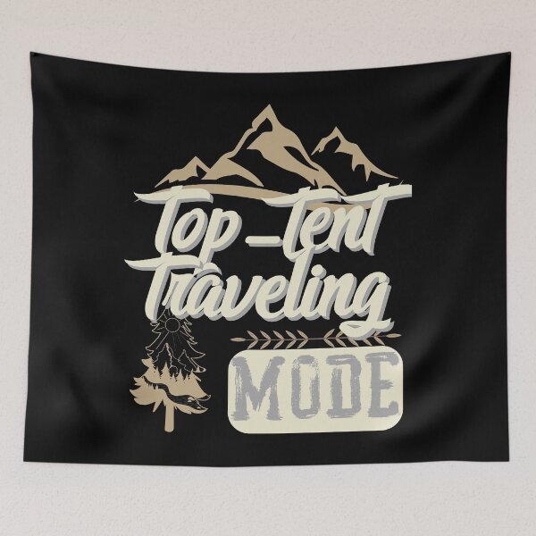 Item preview, top-tent traveling mode, forest river sun inside tree pine designed and sold by movie-popcorn.