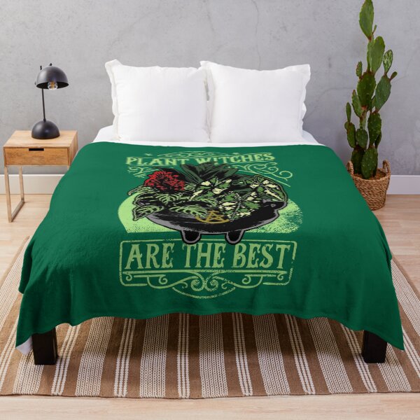 Item preview, Plant Witch | Colorful Artwork | Light Green Lettering | designed and sold by VintagePlantJoy.