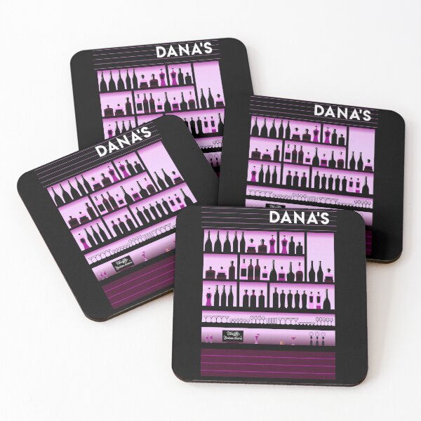 Item preview, Dana's - Lounge Bar for Lesbians - Pink designed and sold by CamIsQueer.